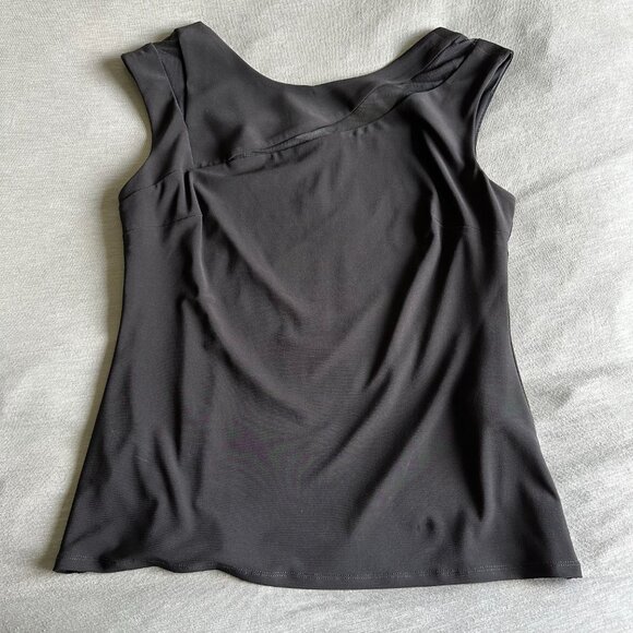 NEW Frank Lyman Design Collection Asymmetrical Sleeveless Top - Picture 1 of 7
